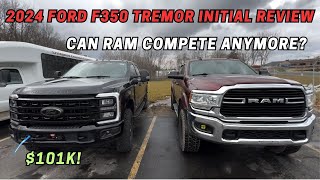 2024 Ford F350 Tremor Lariat Ultimate HO Diesel vs 2019 Ram 2500no comparison Ford stomps Ram [upl. by Charlot]