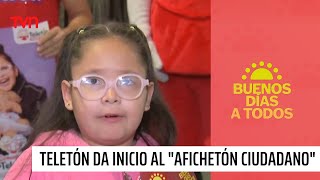 Teletón da inicio al quotAfichetón ciudadanoquot  Buenos días a todos [upl. by Pennington]