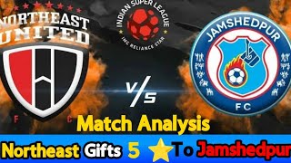 Northeast United Thrashed Jamshedpur FC 🔥💥💯 [upl. by Fokos]