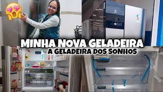 GELADEIRA ELECTROLUX FROST FREE INVERTER 590L AUTOSENSE 3 PORTAS COR INOX IM8S [upl. by Aihsar126]