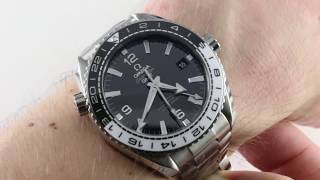 Omega Seamaster Planet Ocean GMT CoAxial Master Chronometer 21530442201001 Luxury Watch Review [upl. by Eceerahs625]