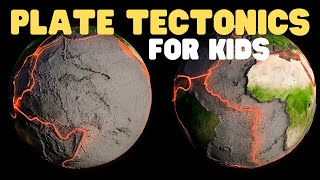 Plate Tectonics for Kids  Tectonic plates explained [upl. by Enelyar793]