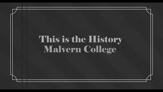 Malvern College Egypt Heritage [upl. by Hofstetter]