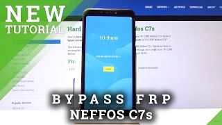 How to Bypass Google Verification in Neffos C7s  Skip Factory Reset Protection [upl. by Anelhtac420]