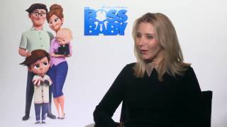 The Boss Baby Interview  Lisa Kudrow [upl. by Castorina487]