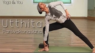 How to do Utthita Parsvakonasana Extended Side Angle Pose [upl. by Euqinna]