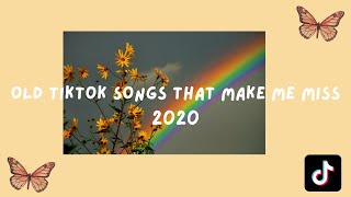 old TIKTOK songs that make me miss 2020 🥺🌟🍯 ✨nostalgia✨ [upl. by Adiaj]