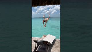 Bacalar 👀 Back Flip 💦 explore travel shorts [upl. by Irina291]