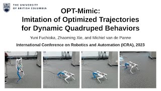 ICRA 2023 OPTMimic Results Video [upl. by Ellerred571]