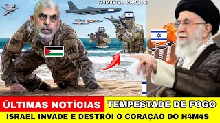 Israel Realiza Operação Aérea Contra Alvos Estratégicos do Ĥ⁴M7S [upl. by Emixam]