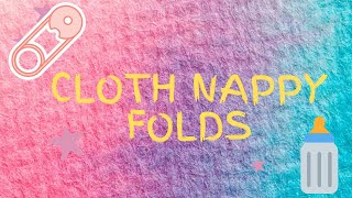 Simple Cloth Nappy Folds [upl. by Lanaj]