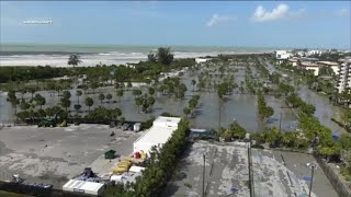 Siesta Key flooding from Hurricane Helene [upl. by Danni]