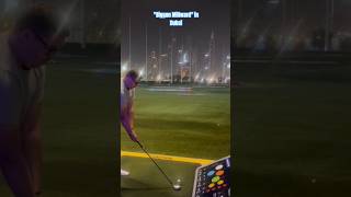 Emirates Golf Club Driving Range Dubai golf shorts [upl. by Balthasar709]