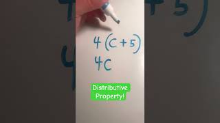 Distributive Property Example [upl. by Azial731]