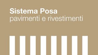 Fassa Bortolo  Sistema Posa Pavimenti e Rivestimenti [upl. by Echikson]