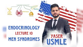 Endocrine Lecture 10 MEN syndromes USMLE Step1  Dr Yaser [upl. by Lihkin]