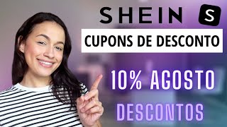 NOVOS CUPONS DE DESCONTO DA SHEIN DE 2024 ATIVOS RESGATE AGORA [upl. by Cobby637]