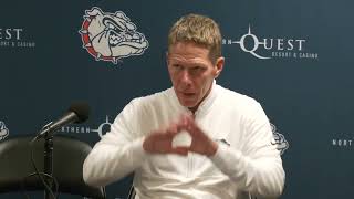 GonzagaUMass Lowell Post Game Interviews [upl. by Reitman]