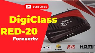 كل ما تحتاج عن جهاز فوريفر DIGICLASS RED20 [upl. by Attikin]