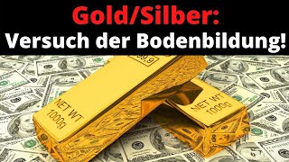 GoldpreisSilberpreisWird der Versuch der Bodenbildung bei Gold  Silber erfolgreichGehts abwärts [upl. by Yanej]