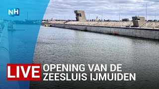 TERUGKIJKEN 🔴 Kijk hier naar de opening van de zeesluis IJmuiden [upl. by Asylem]