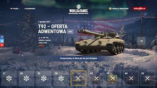 World of Tanks Kalendarz Adwentowy 2017 Wszystkie oferty prezentacja [upl. by Otreblada]