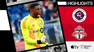 New England Revolution vs Toronto FC  Full Match Highlights  March 3 2024 [upl. by Leonid675]