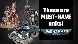 Crusading with Might My Top Black Templar List Picks  Warhammer 40k [upl. by Salocin167]