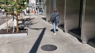 Millennium Tower San Francisco North and West Sidewalk Tour Foundation Work Completed 1022024 [upl. by Nit956]