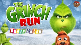 The Grinch Run A Fun Christmas Brain Break and Singalong for Kids  PhonicsMan Fitness [upl. by Ash]