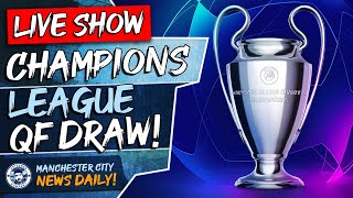 Champions League QuarterFinals Draw  202021 Live Watchalong [upl. by Naeroled]