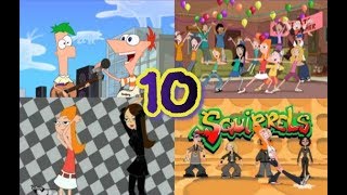 Top 10 Phineas amp Ferb Songs 41 [upl. by Onaicilef699]