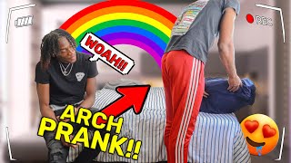 ARCHING MY BACK PRANK ON BOYFRIEND😍😩 Gone right [upl. by Madelina]