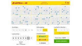 Wie spielt man LOTTO 6aus49 Schnell amp einfach erklärt von Lotteriede [upl. by Gardie91]