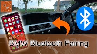 BMW Bluetooth Pairing How To CCCMASK [upl. by Ennahs]