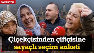 Çatalcaya sorduk  Çiçekçisinden çiftçisine sayaçlı seçim anketi [upl. by Kilan991]