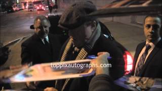 John Goodman  Signing Autographs at the quotDaily Show with Jon Stewartquot in NYC [upl. by Dean]