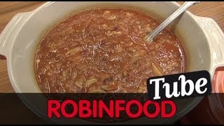 ROBINFOOD  Sopa de ajo al microondas quotCapitán Truenoquot  Pizza de cabra con alcachofas [upl. by Arnelle529]