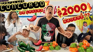 El Concurso de chiles más mortal y extremo de Mexico se desmayanpremio 2000 al ganador 🌶️🧨🔥 [upl. by Ellerey955]