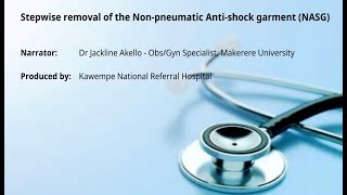 How to remove the Non Pneumatic Antishock Garment NASG [upl. by Favin65]