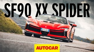 Ferrari SF90 XX Spider  Full Review  Autocar [upl. by Hadnama]