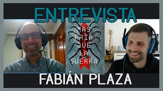 ENTREVISTA🚀 Fabian Plaza  quotMás fría que la guerraquot 🏆Premio MINOTAURO 2021🏆 [upl. by Ahsienauq]