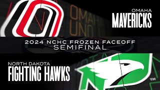 UND Hockey  Highlights vs Omaha NCHC Semifinal  32224 [upl. by Akienahs]