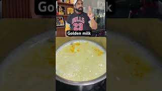 Golden milk by Nitesh Soni milk gymcoach shortsviral trendingshorts Sssweetie [upl. by Wulf]