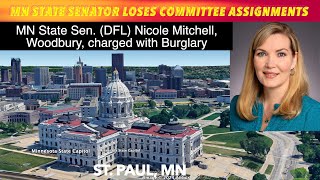 UPDATE MN State Senator Loses Assignments Review Of Burglary Charge [upl. by Ydnyc]