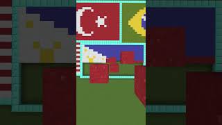 Minecraft Flag of Philippines Reupload ph philippines lupangjinirang [upl. by Ayerf]