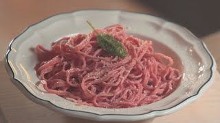 Tagliolini Rosa con la Salsa al Limone  A Tavola con Csaba [upl. by Mori722]