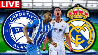 DEPORTIVO ALAVÉS vs REAL MADRID  COMENTANDO EN DIRECTO LA LIGA 2324 [upl. by Topping]