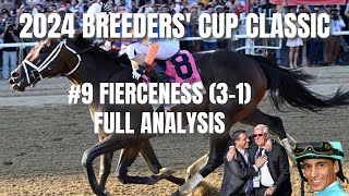 2024 Breeders Cup Classic  9 Fierceness 31  Full Analysis [upl. by Silado]