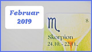 SKORPION Februar 2019  Wichtige Informationen [upl. by Asnerek]